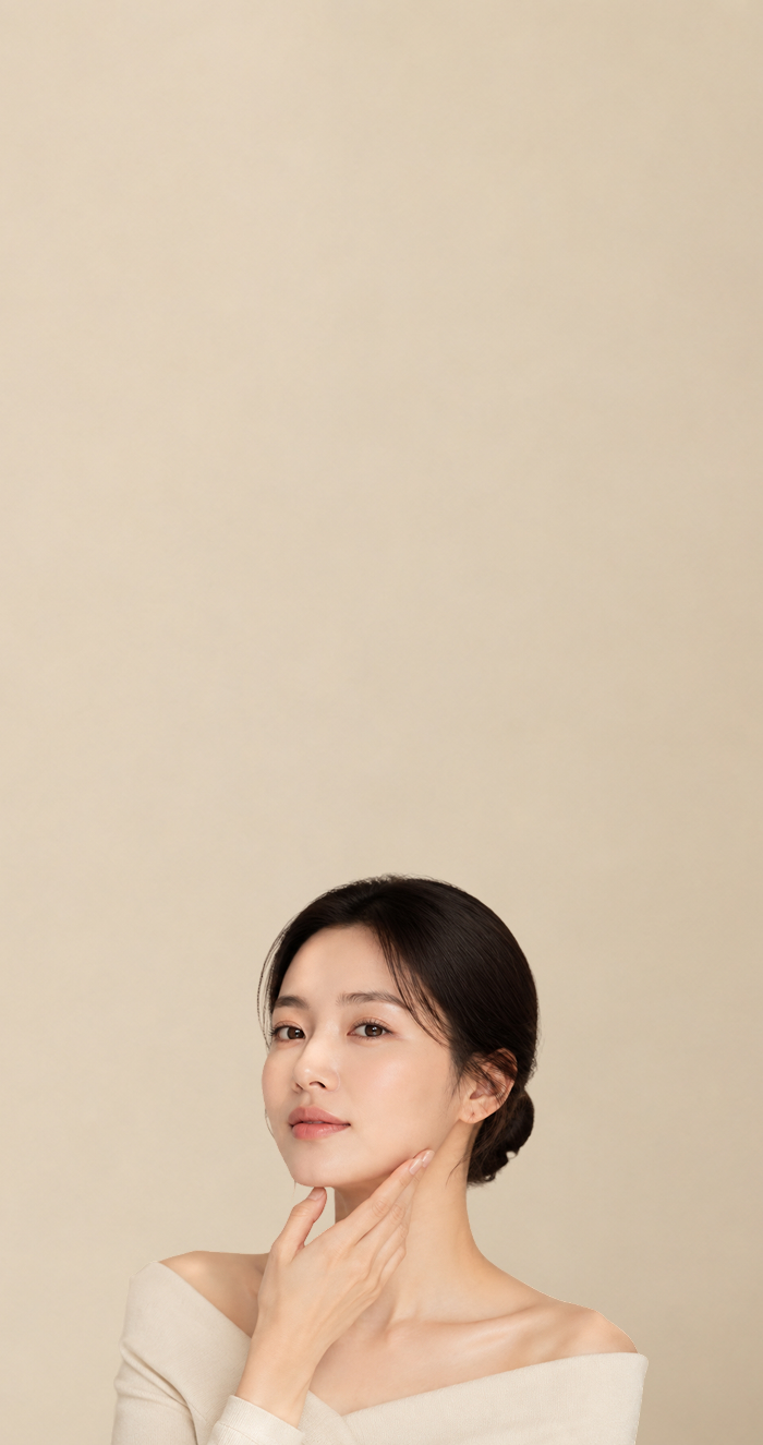 이중턱 지방흡입 소개 모델 사진